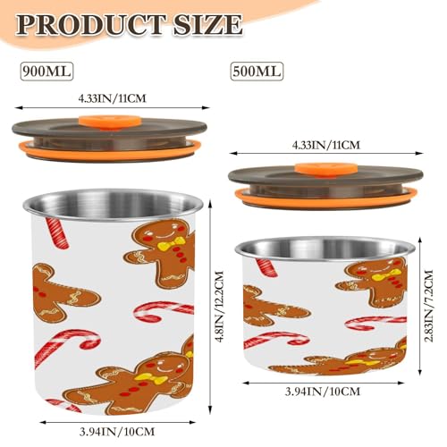 Recipiente Hermético de Acero Inoxidable para Café 17oz miniatura 2