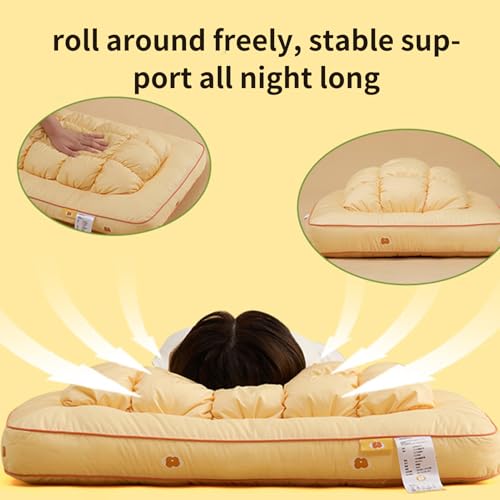 Oreiller ergonomique pour dormeurs sur le côté soulageant les cervicales - 7
