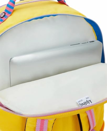 Image of Kipling Women's Seoul Extra Large Fc 17 inch Laptop Backpack, Durable, Roomy with Padded Shoulder Straps, Built-In Protective Sleeve