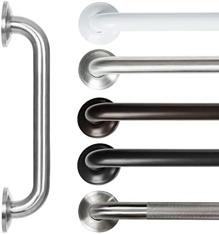 Vive Grab Bar for Bathtubs and Showers - Handicap Bathroom Safety Rail for Elderly - Wall Senior Handle for Tub, Toilet, Bath - Disability Assist Device Accessories Handrail Support for Injury