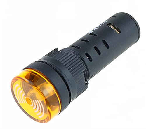 Voyant lumineux 220V AC bouton jaune 16mm pour sécuriser l'atelier