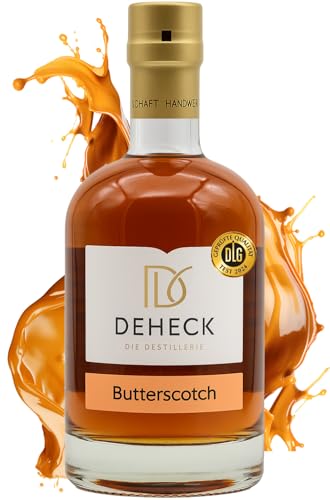 Deheck Butterscotch Karamell Likör 20% Vol. | Süße Note von karamellisiertem Zucker & Vanille |...