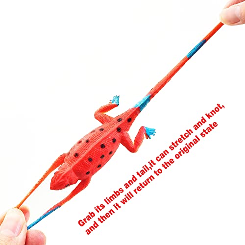 Yiliusanwu 10 Pcs Lizard Water Toys,Color Changing Chameleon Toys,Stretchy Animal Toys,For 3 Years And Up,For Goodie Bag Fillers,Classroom Rewards,Kids Easter Basket #TOP2