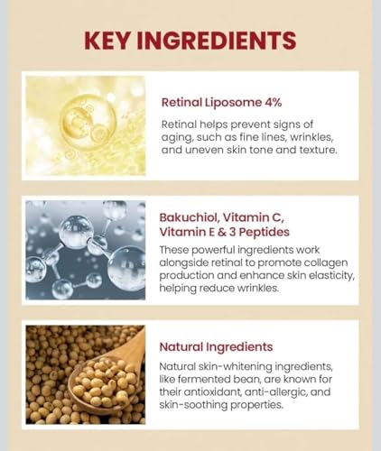 Image of SEOUL 1988 Eye Cream, Retinal Liposome 4% + Fermented Bean, wrinkle care, anti-aging, skin elasticity, pigmentation, brightening, retinol, 30ml /1.01 fl.oz.