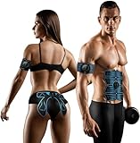Muscle Stimulator for Arms, Abdomen, Thighs and Buttocks - Body Control System, Abs Booty Trainer
