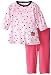 BON BEBE Baby-Girls Newborn Hearts with Ladybug 2 Piece Dress Set with Leggings, Multi, 0-3 Months