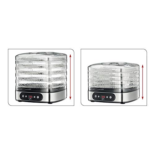 Küchenprofi Dörrautomat STYLE-KP1705502800/grau, Silber, 31 x 32 x 31, 5 cm – Bild 4