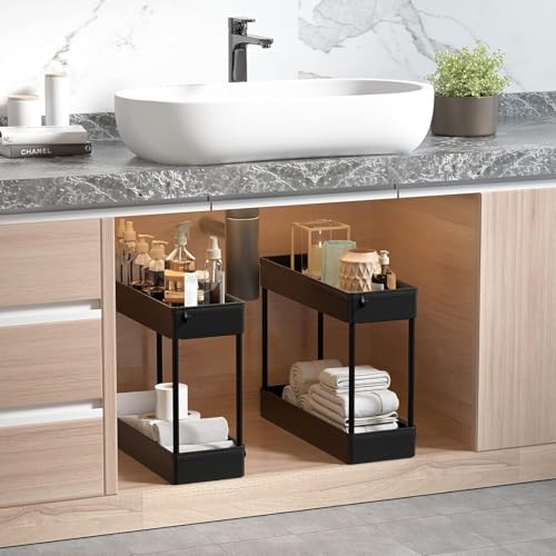 Chariot de rangement fin pour combler les espaces vides entre vos meubles de cuisine
