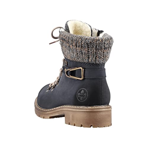 Rieker Damen Y9131-14 Mode Stiefel, blau, 40 EU