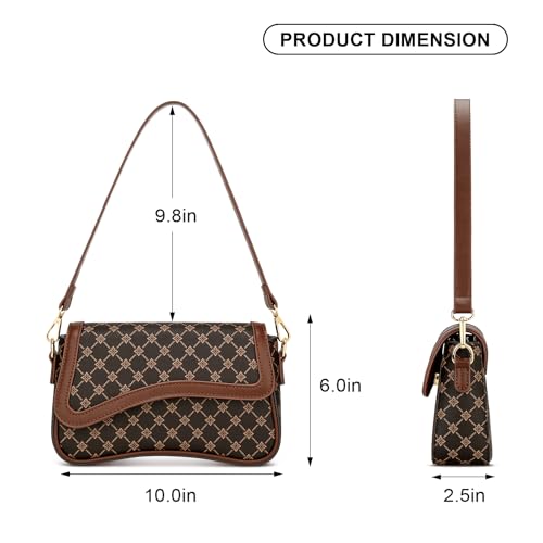 Image of KKXIU Shoulder Bag for Women Small Clutch Purses Cute Hobo Handbag Trendy Underarm Bag