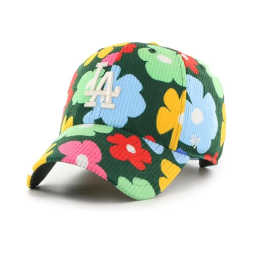 Casquette LA Dodgers velours côtelé vert '47 Brand idéale pour le streetwear urbain