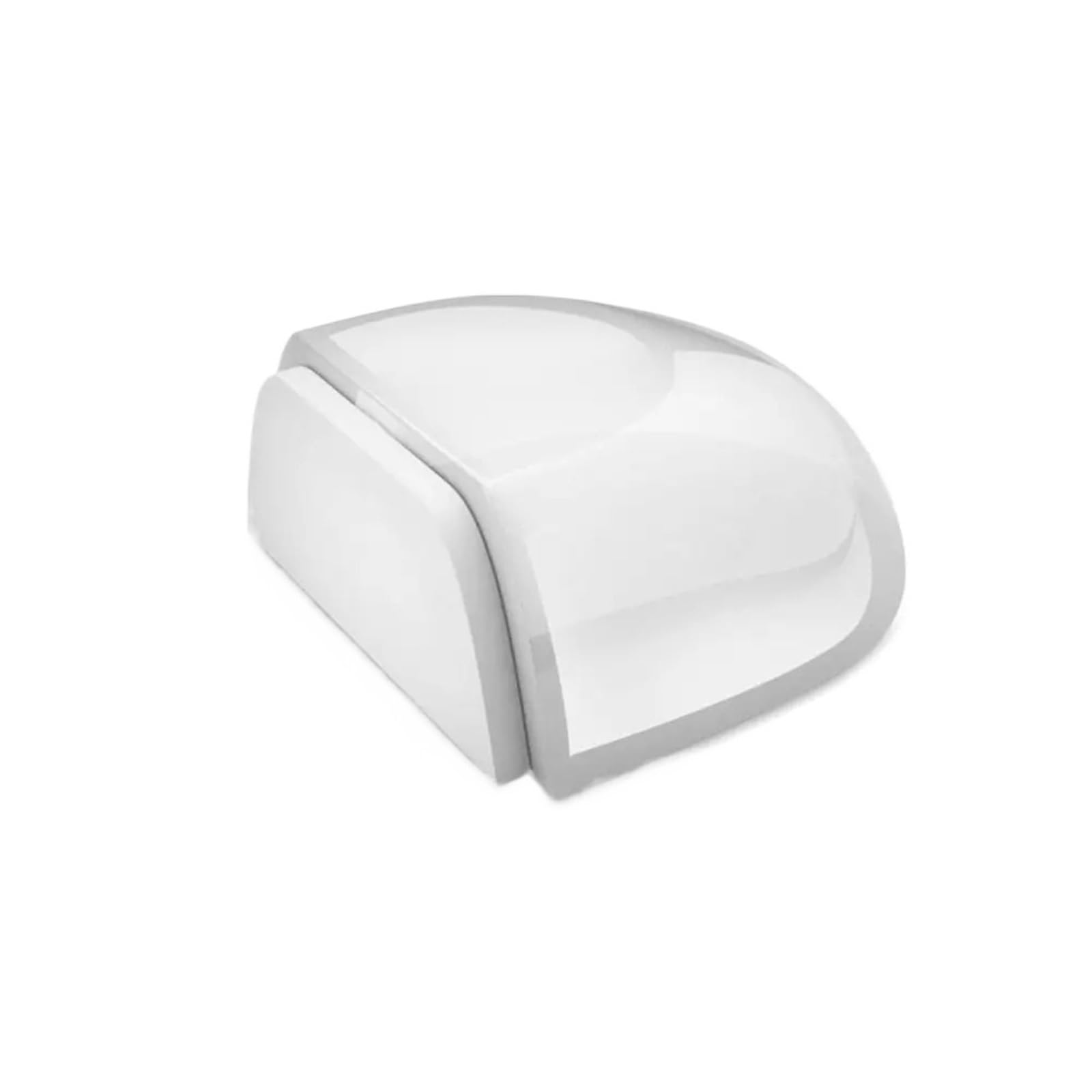 Xctdsvah White Door Stop Self Adhesive Anti-Collision Door Holders Catch Floor Mounted Nail-Free Protect Walls Furniture(White)