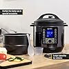 TZS First Austria - Electric Pressure Cooker 6L - 12 auto programmes - Multipurpose Multicooker 1000W as pressurised Ricecooker, Steamer, Crock Pot etc. - Electric Multivarka incl. Recipe Booklet