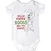 Silly Daddy Boobs are for Babies (Unisex Baby Bodysuit Size 3 Months)
