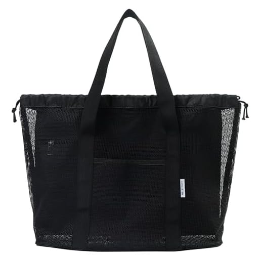 GWAWG Sac de Plage pour Femme,Grand Sac Fourre Tout de Plage,Sac de Plage en Maille Pliable,sac cabas en maille pour Plage Voyages Gym Piscine Rangement