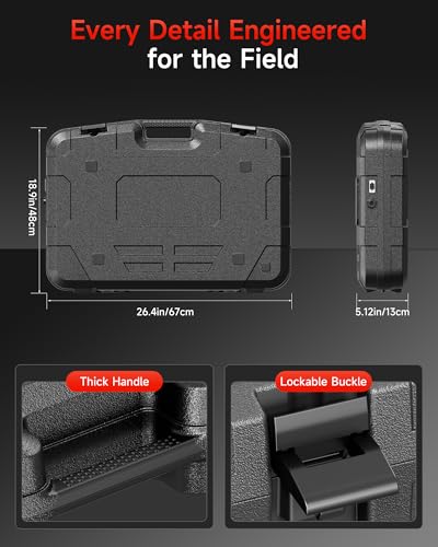 Image of Starlink Gen 3 Hard Case with Built-In AC & RJ45 Ports - Waterproof Protective Case for Starlink V3 Dish, Power Supply, Cables & Stand - Heavy-Duty Outdoor Storage Box for RV, Camping