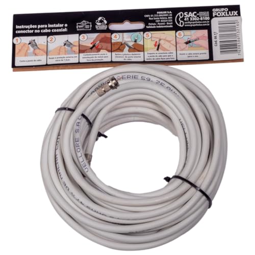 Cabo Coaxial Rg 59 67% 15Mts