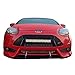 Front Splitter Lip Compatible With 2013-2014 Ford Focus ST, Matte Black PP Replacement Bodykit Air Dam Chin Bumper Spoiler Lip With Hardwares By IKON MOTORSPORTS