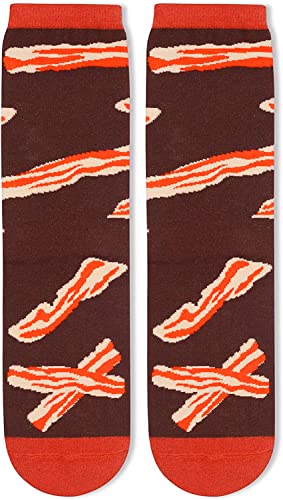 Zmart Secret Santa Gifts White Elephant Gifts Christmas Gifts Bacon Socks Bacon Gifts For Women, Bacon Gifts For Bacon Lovers Bring Me Bacon Socks #TOP3