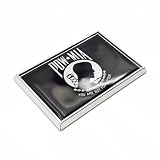 Perdecor Pow Mia Flag Sticker Emblem Decal You are Not Forgotten Car Chrome Flags, 2 Pack, 3 x 2 inches