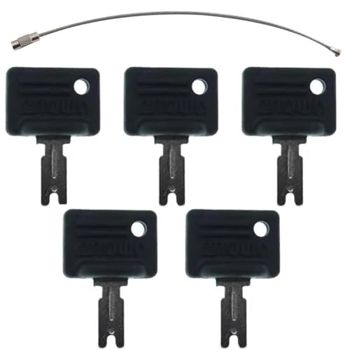 Ignition Keys 107151-002 166 1430 Compatible with Hyster S30XL Crown Clark Yale Komatsu Daewoo Forklifts and Skid Steers