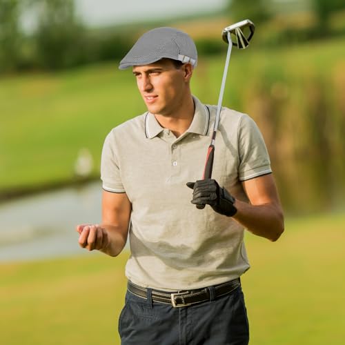 Image of WETOO Men's Flat Cap Gatsby Newsboy Lvy Irish Hats Driving Cabbie Hunting Cap