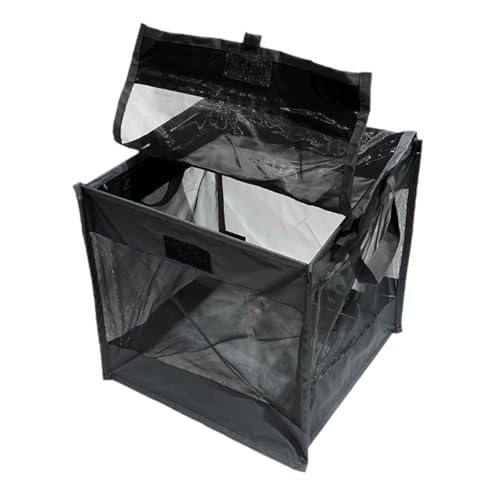 Yiju Camping Trash Bag Mesh Garbage Bag Outdoor Laundry Hamper Lightweight Trash Can Portable for Garden Lawn Kayak Outside