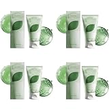 Centella Hydrating Facial Cleanser with Chlorophyllin Copper – Deep Pore Purifying Foam Wash for Smooth Balanced Skin – Gentle Face Care for Fresh Complexion (4pcs)