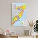 Somalia Map Posters World Map poster Canvas Wall Art Decorative Bedroom Modern Home Print Picture Artworks 16x24inch(40x60cm)