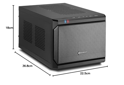 Caja Mini-ITX Sharkoon Qb One Nero para PC Gaming compacto HTPC 5