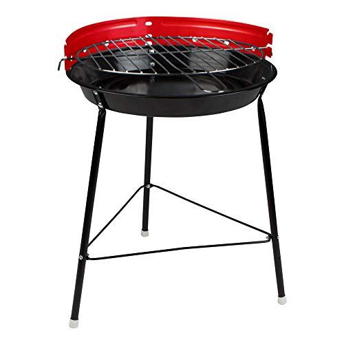 Aktive - Barbacoa Redonda De Pie Con Diámetro De 33 Cm (52733)