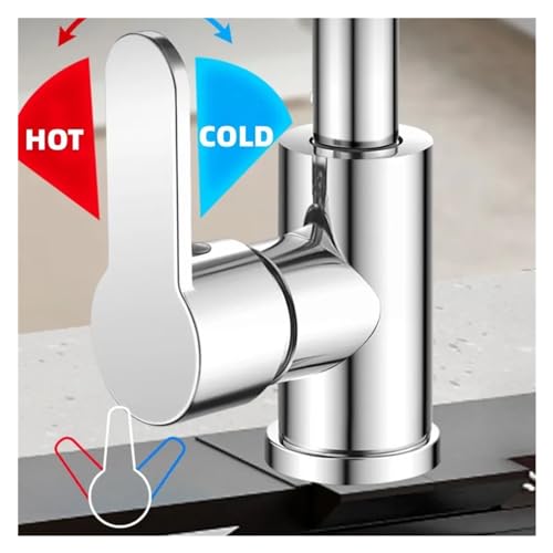 Robinet cascade anti-éclaboussures mitigeur cuisine inox évier fonctionnel - 7