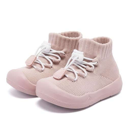 Engtoy Baby Sock Shoes Baby Walking Shoes Infant Non-Slip Lightweight Breathable Slippers with Soft Rubber Sole Slip On Sneakers