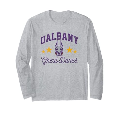University at Albany Great Danes Logo Long Sleeve T-Shirt