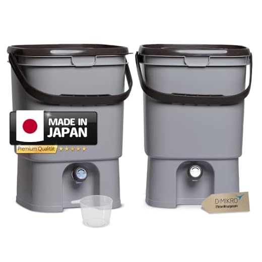 Euflor Blühwunder 1 kg Eimer • sorgt für reiche Blütenfülle und gesunde grüne Blätter • NPK-Dünger 15+10+15 mit 2% MgO + Eisen und Spurennährstoffen • Spezialdünger 12 2 Bokashi Eimer - Japanisches Design 19 Liter Volumen - 41 x 29 x 29 cm - aus lebensmittelechtem (PP) - Dünger aus Lebensmittelresten selbst herstellen