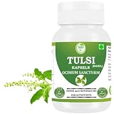Morsan Healthcare Tulsi Kapseln (Heiliges Basilikum – Ocimum sanctum) | Ayurvedisches pflanzliches Nahrungsergänzungsmittel | 60 Vegane Kapseln (Packung mit 1), Vegan & Glutenfrei