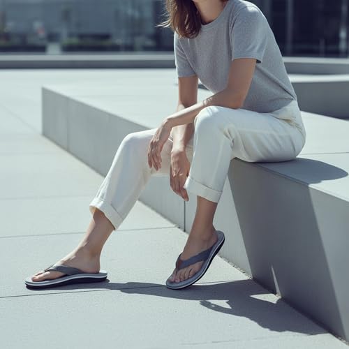 Image of AEROTHOTIC Beach Sandals for Woman Non Slip Flip Flops Quick Dry Slippers