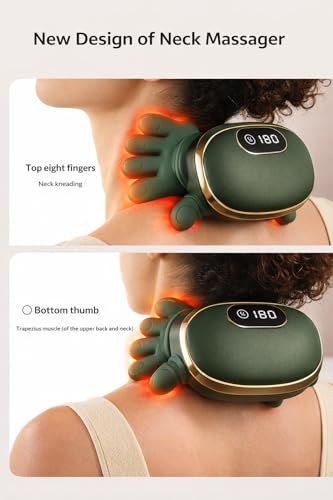 Masseur de cou 4D pour soulager la raideur cervicale par acupression - 4