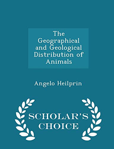The Geographical and Geological Distribution of... 1297448367 Book Cover