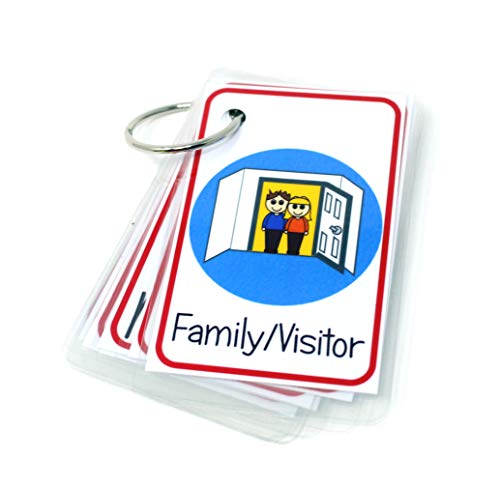 kids2learn Picture Communication Cards for Adults with Alzheimer's Dementia Memory Loss Nursing Home