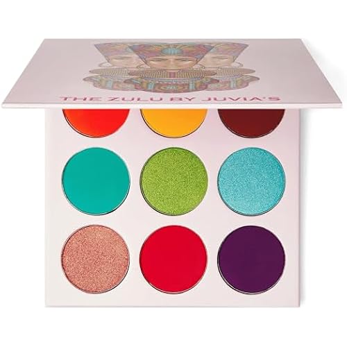 Juvia's Place The Zulu Palette - Rainbow Eyeshadow Palette with 9 Shades