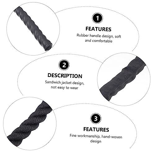 BESPORTBLE Cordas De Batalha De Exercício Corda De Treinamento Muscular Corda De Treinamento Perolad