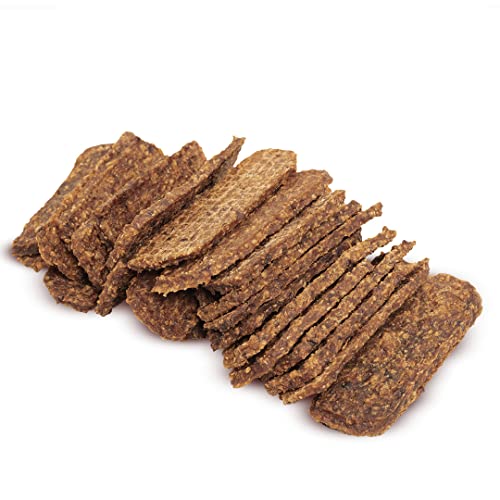 Snack Deshidratado para Perros - 2 Bolsas de 500 gr. - Tiras Deshidratadas de Pollo para Perros - 100% Pollo - Sin OGM - Mantiene Las Encías Saludables - Fabricado en España - GESPETFOOD