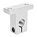 Shaft Bracket Fixing Bracket, Rail Accessory 4PCs Fixing Bracket Fastener Light Weight Aluminum Alloy Hardware Tools SK12 Industrial Parts for Rail Shaft