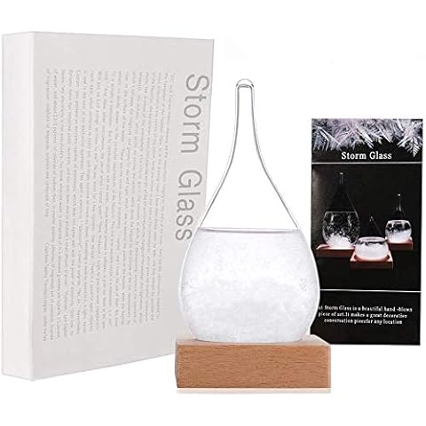 Color You Storm Glass Weather Station Old Captain FitzRoy's Storm Cloud Barometers Crystal Weather Forecast Bottle Desktop Decorative Bottles Crafts Cover