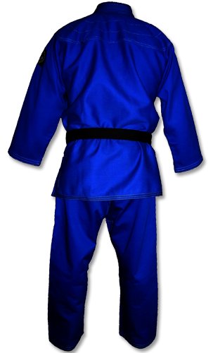 Premium Brazilian Jiu Jitsu Kimonos - White, Blue or Black (A3, Blue)