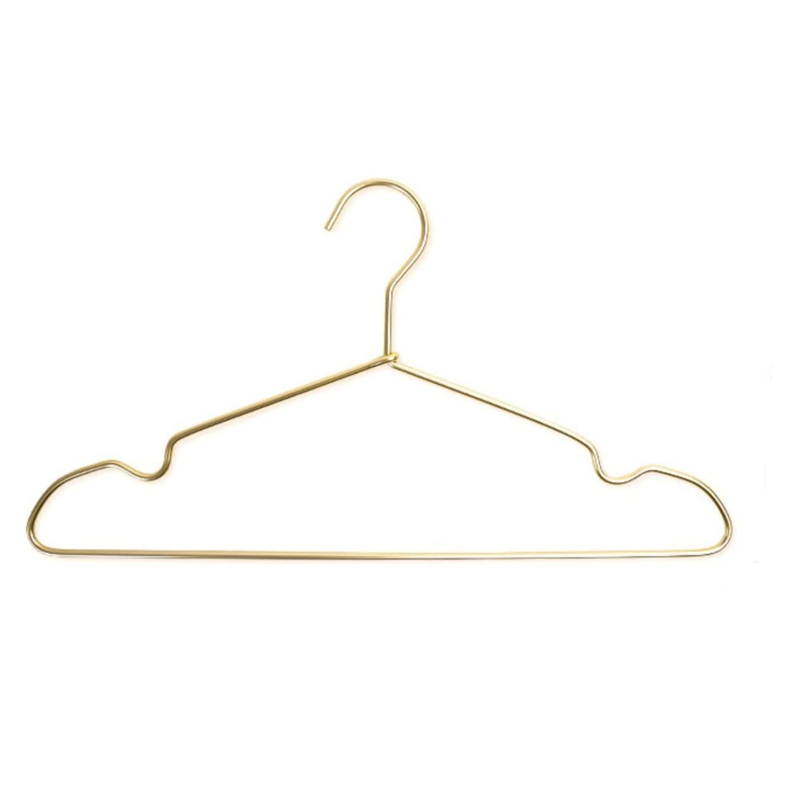 JINGYAN Standard Hangers Non-slip hanger skirt coat drying rack metal storage space save organizer