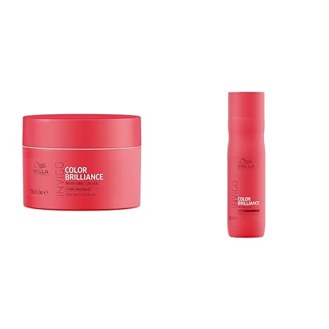 Wella Professionals INVIGO COLOR BRILLIANCE Mask for fine/normal hair 150ml and Shampoo for fine/normal hair, 250ml