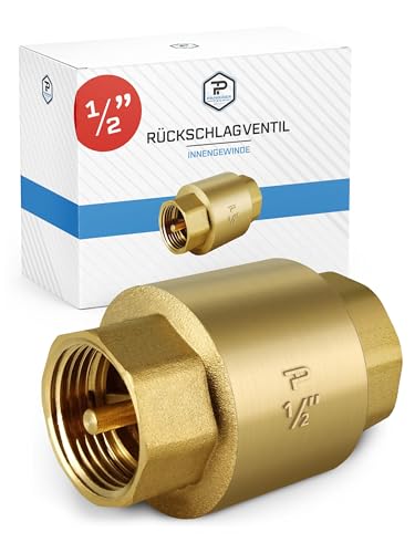 Pangaea Tech Universal Rückschlagventil 1/2 Zoll - rostfreier...