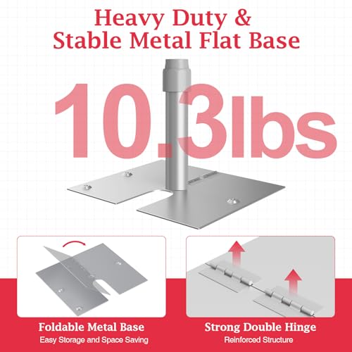 EMART 10x10ft Heavy Duty Backdrop Stand Kit, Adjustable Pipe and Drape Photo Booth Frame for Wedding, Party, Christmas, Birthday Decorations by EMART - Used condition - Image 2